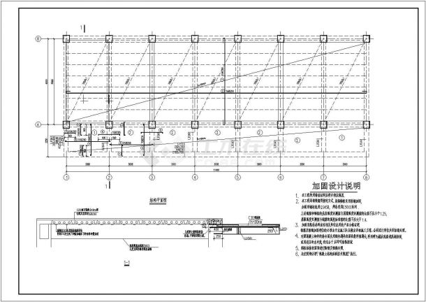 某工程预制板加固详细设计cad大样施工图（含设计说明）-图二
