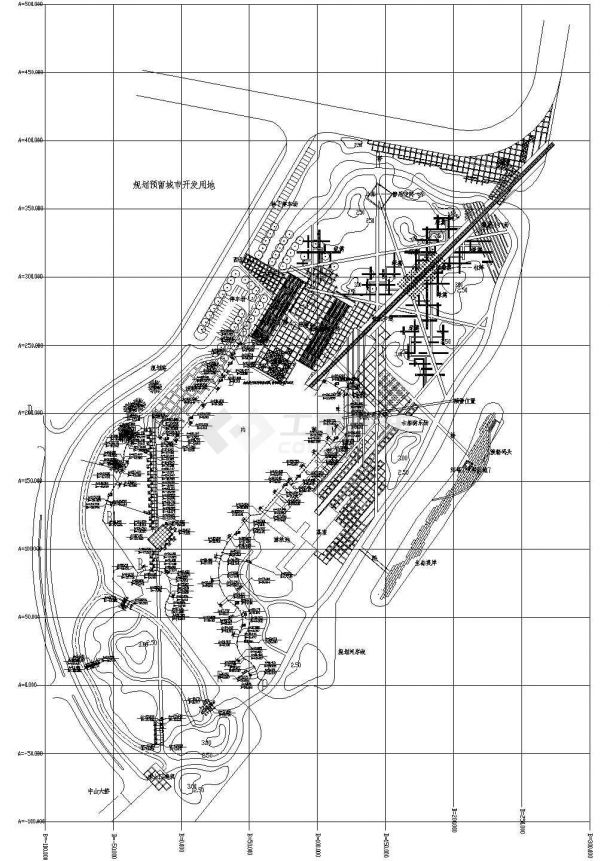 广东某工厂改造公园景观设计施工图（甲级设计院设计，标注详细）-图一