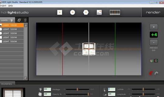 HDR Light Studio(专业级高动态范围3D渲染软件) v5.1 汉化破解版(含灯光包)下载
