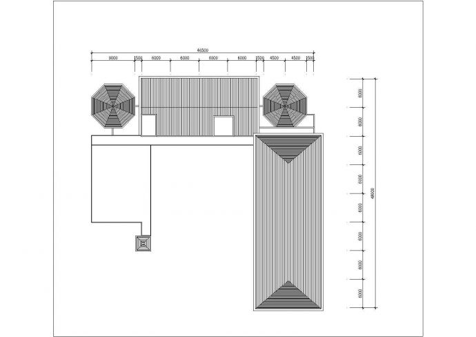 某地三层幼儿园建筑设计cad方案图纸_图1