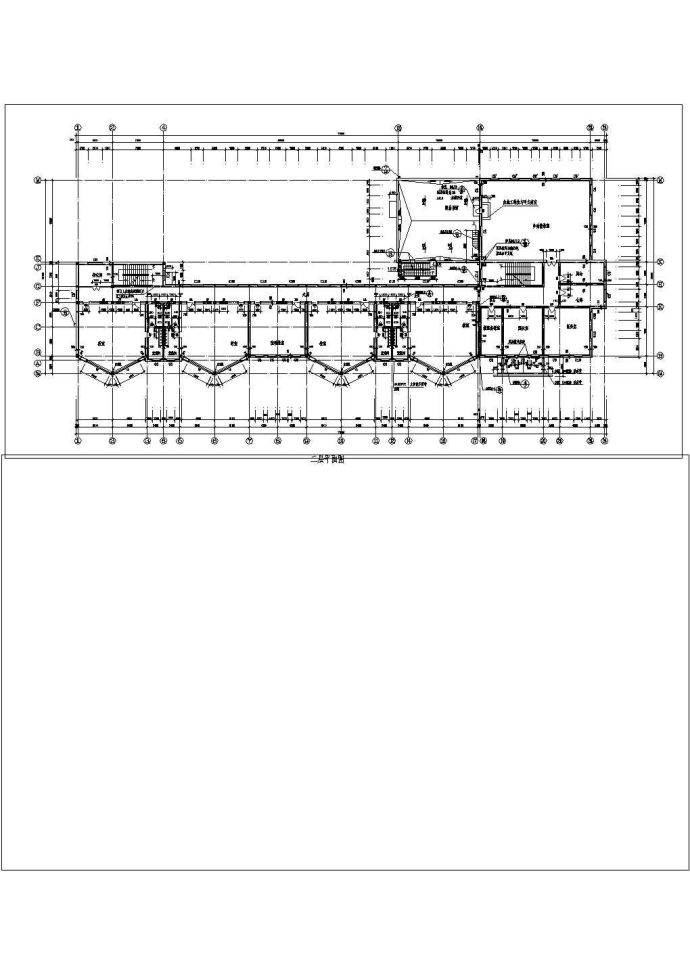 某小区三层幼儿园建筑cad设计施工图_图1