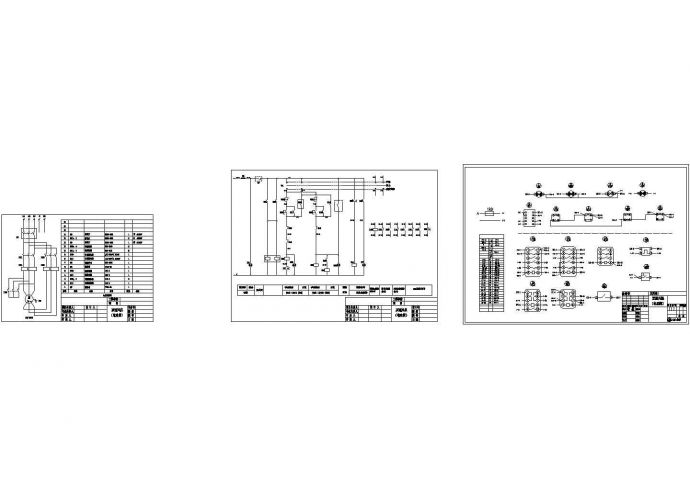 经典带电动阀控制双速风机设计cad详细电气原理图纸（标注详细）_图1