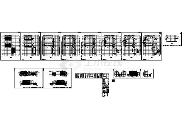 某计算机学院六层带阁楼框架结构教学楼（23775.4㎡）设计cad全套建筑施工图（含设计说明，含结构设计）-图二