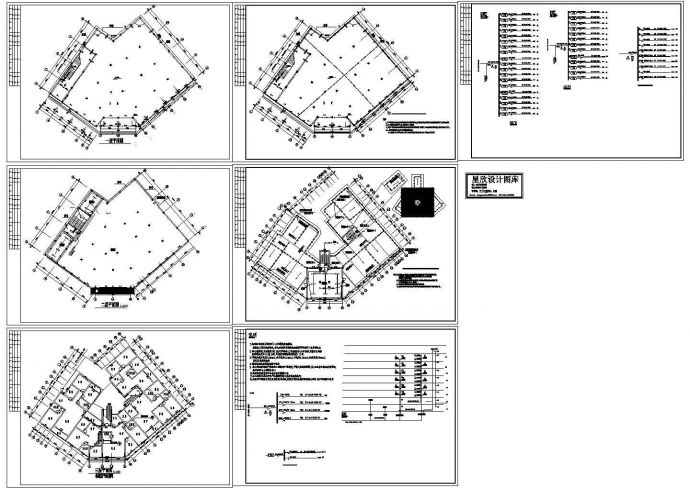 六层商住楼电气工程CAD设计图_图1