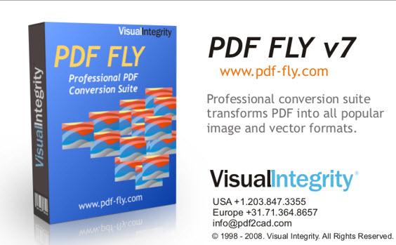 PDF转CAD文件工具PDF FLY V7.1 破解版下载