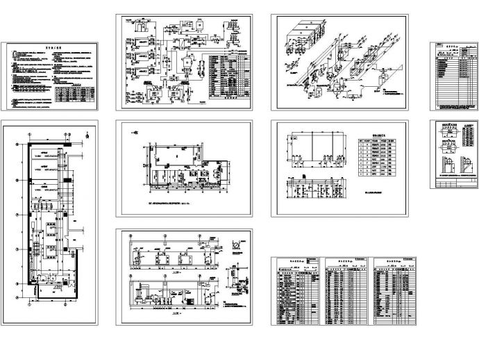 某中心蓄热式电锅炉房工艺设计cad施工图_图1