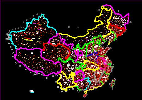 中国地图CAD完整版下载_图1