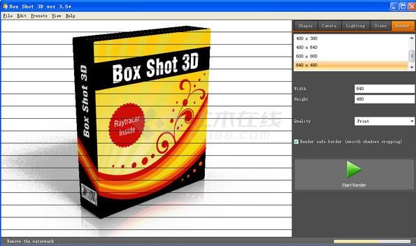 Box Shot 3D(3D包装图像设计)V3.5 绿色版下载