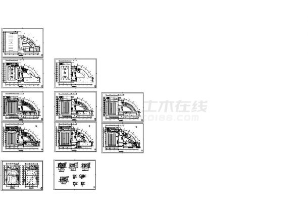 北京某中学三层体育活动中心电气施工图纸-图二