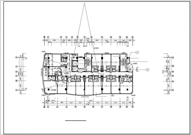 呼和浩特市某13层高档大酒店全套建筑设计CAD图纸-图一