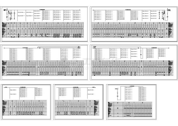淮安某超市高低压系统建筑施工设计cad图纸，共8张-图二