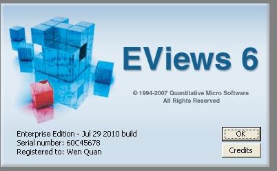 Eviews 6.0 正式特别版下载