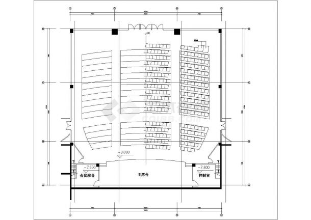 某高校2.2万平米16层框剪结构教学办公楼全套建筑设计CAD图纸-图一