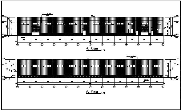 仓库设计_某单层钢结构仓库建筑结构施工cad图纸_图1