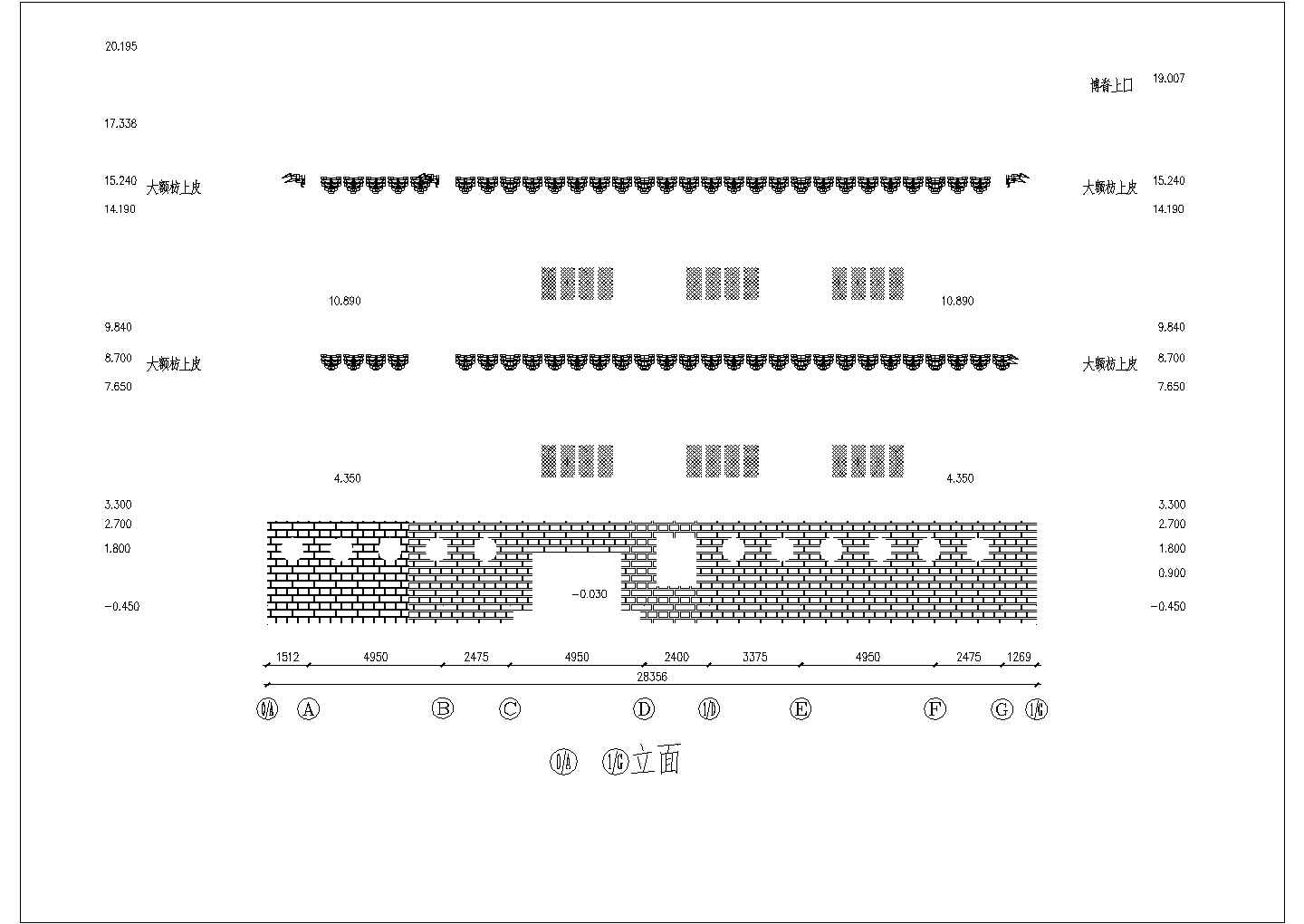 某藏经阁建筑设计CAD参考图