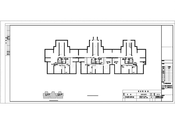 [河北]超高层商住楼给排水施工图纸（32层 中水系统 冷凝水系统）CAD图纸-图二