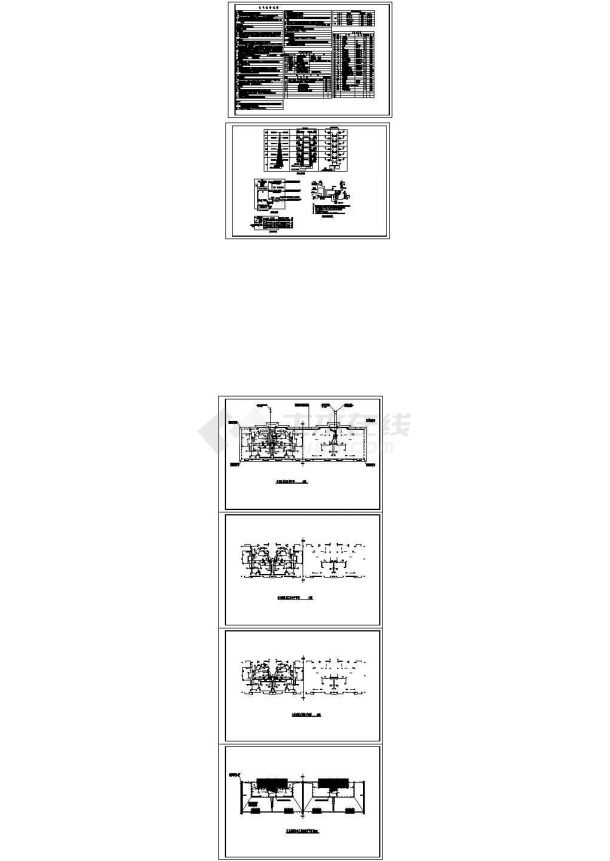 四川某六层住宅楼电气cad施工图-图一