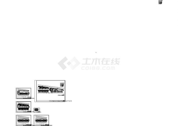 重庆某著名中心商业广场全套施工图设计cad图（甲级设计院设计）-图一