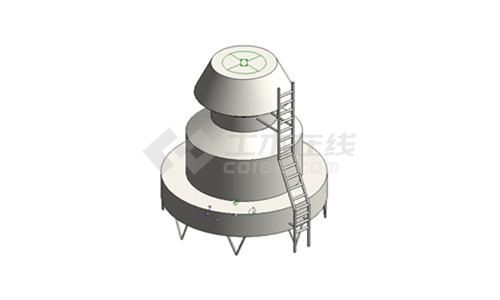 冷却塔—逆流式圆形超低噪音150-600CMH