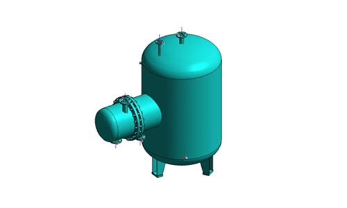 容积式热交换器—立式水-水热交换RV-04-2.0H_图1