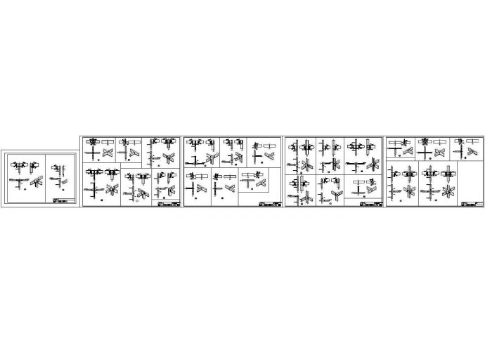 经典钢结构三维节点cad设计图纸大全（甲级院设计）_图1