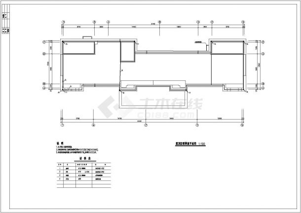办公楼设计_某市海关办公楼电气设计 CAD图纸-图一