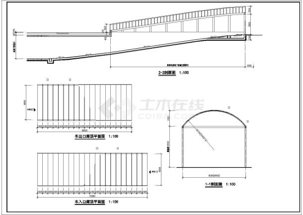 福康花园北区景观工程施工图-图一