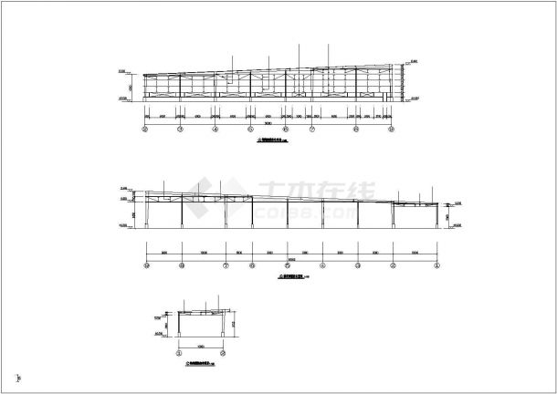【最新】某厂房钢结构节点设计方案CAD图纸-图一