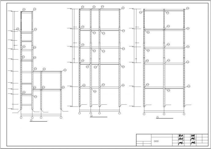 【最新】某六层饲料车间钢框架结构设计方案CAD图纸_图1