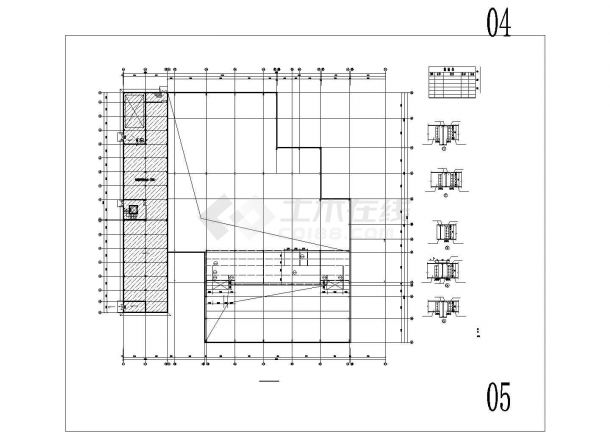 【最新】某门式钢架轻钢结构厂房设计方案CAD图纸-图二