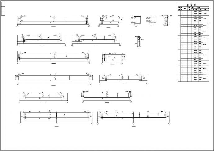 【最新】某4s店刚架结构厂房设计方案CAD图纸_图1