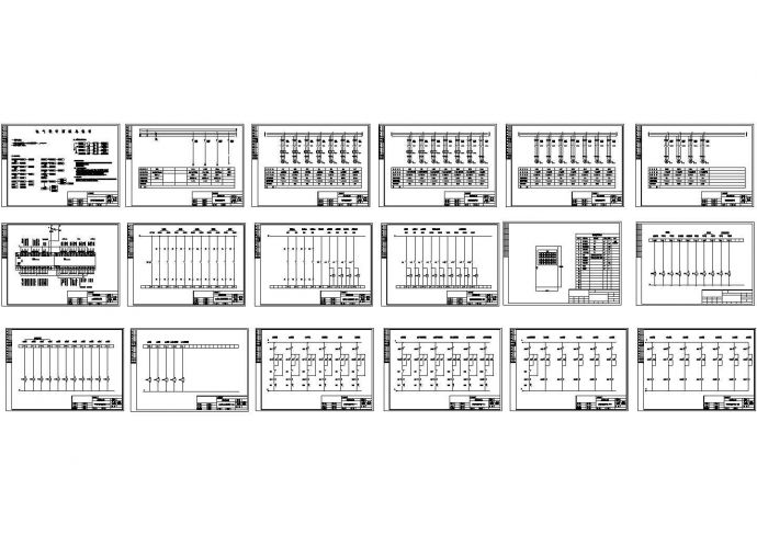 某废水治理工程控制系统电气施工图纸_图1