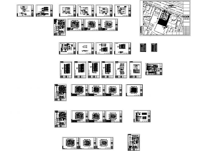 上海某二层别墅电气设计施工图纸_图1