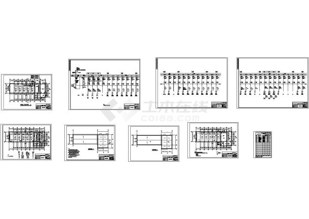 某工厂鼓风机房电气cad施工图-图二