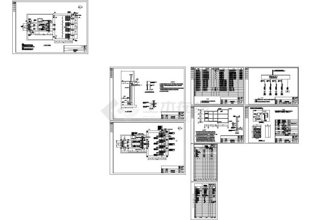 某污水处理厂粗格栅及进水泵电气施工图纸-图一