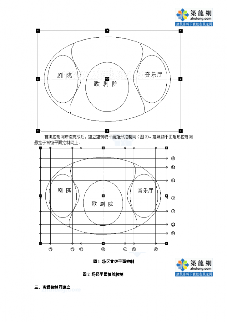 北京歌剧院工程测量专项施工方案-图二