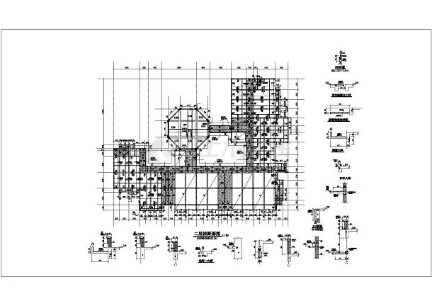 [广东]3层幼儿园钢筋工程量计算实例(附结构施工图)-图二