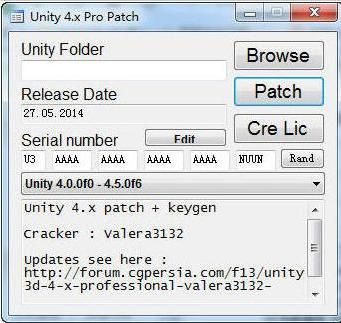 unity3d 4.x全系列补丁下载