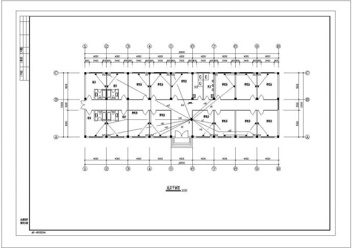 水库管理用房电气图 CAD图纸_图1