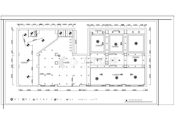 某大酒店建筑设计施工CAD图纸-图一