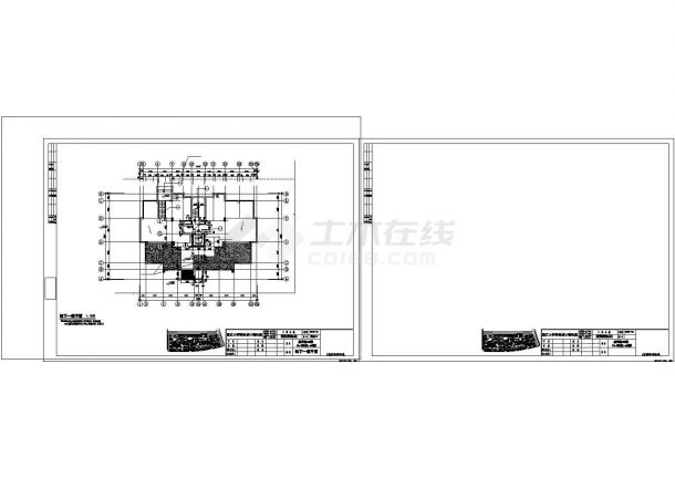 湖南某小区小高层住宅楼设计施工CAD图纸-图一