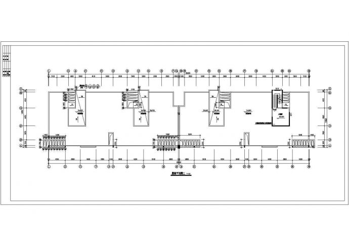 长沙某小区小高层住宅楼设计施工CAD图纸_图1