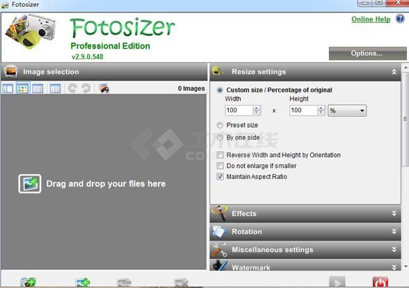 批量压缩图片软件(Fotosizer) V2.9.0.548 英文绿色版下载