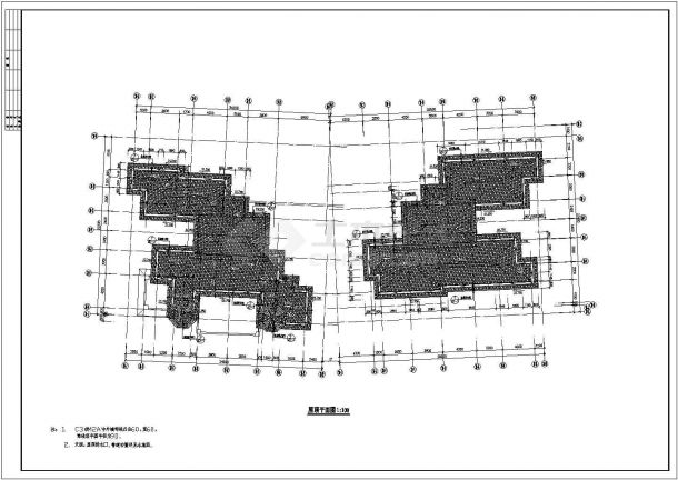 某城市小康住宅楼设计施工CAD图纸-图二