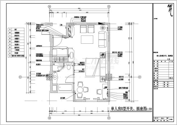 海滨风五星级酒店建筑设计施工图-图二