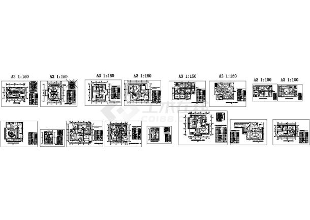 某博物馆电气施工图【平面图 系统图 共2个CAD文件】-图一