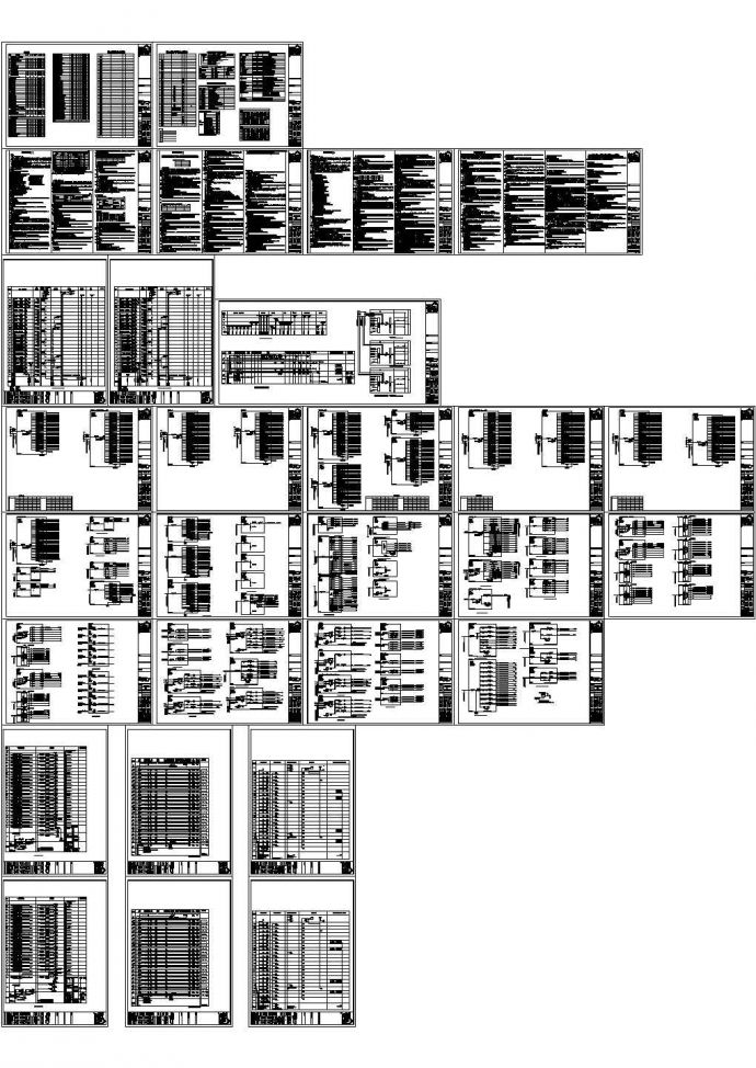二十二层商业公寓电气系统图设计说明_图1