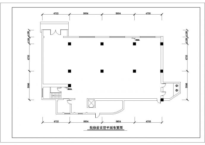 某地区三层酒店建筑cad设计图纸_图1