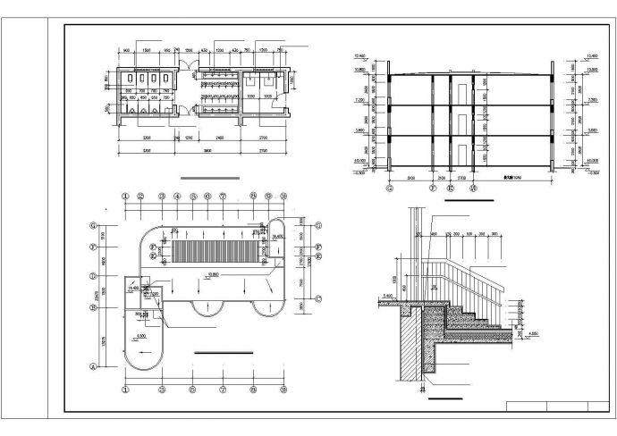 2252.5平米三层框混幼儿园工程量计算_图1