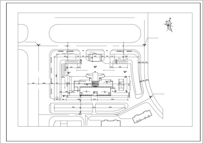 1.3万平米9层星级大酒店全套建筑设计CAD图纸_图1